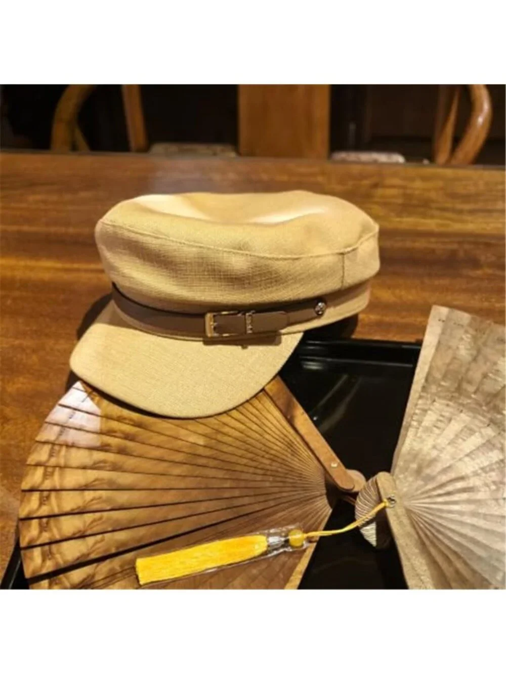 Women's Cotton Linen Newsboy Hats Gatsby Ivy Cabbie Hat Paperboy Fiddler Cap